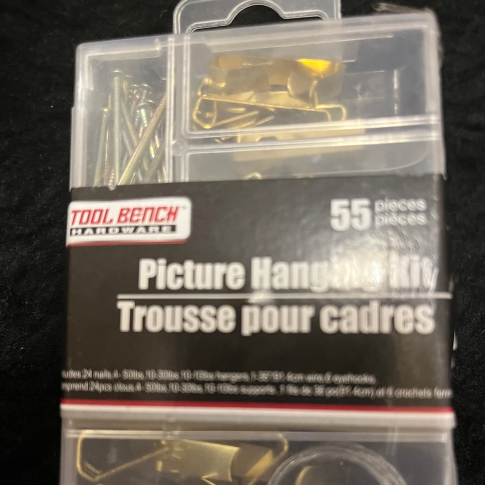 Tool Bench Hardware 55 Piece Picture Hanger